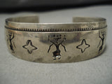 Important Vintage Hopi Art Batala Native American Sterling Silver Bracelet-Nativo Arts