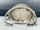 Chunky Turquoise Cluster Vintage Native American Navajo Sterling Silver Bracelet-Nativo Arts