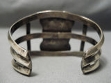 Museum Vintage Native American Navajo Old Morenci Turquoise Sterling Silver Bracelet-Nativo Arts