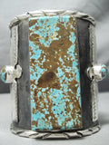 Absolutely Insane #8 Turquoise Native American Sterling Silver Bracelet-Nativo Arts