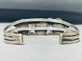Wondrous Vintage Native American Navajo Blue-green Turquoise Sterling Silver Bracelet-Nativo Arts