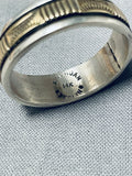 Spectacular Vintage Native American Navajo 14k Gold Sterling Silver Ring-Nativo Arts