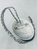 Authentic Thomas Singer Vintage Native American Navajo Turquoise Sterling Silver Necklace-Nativo Arts