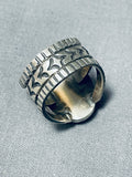 Superb Native American Navajo Royston Turquoise Sterling Silver Ring-Nativo Arts