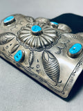 Important Vintage Museum Native American Navajo Turquoise Sterling Silver Ketoh Bracelet-Nativo Arts