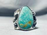 Jake Francosa San Felipe Royston Turquoise Sterling Silver Ring-Nativo Arts