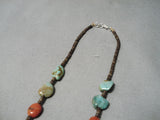 Amazing Vintage Santo Domingo Native American Royston Turquoise Necklace-Nativo Arts