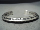 Important Sunny Reeves Vintage Native American Navajo Sterling Silver Bracelet-Nativo Arts