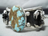 Fascinating Native American Navajo 8 Turquoise Sterling Silver Scorpions Bracelet-Nativo Arts