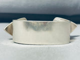 One Of The Most Unique Ever Native American Navajo White Agate Sterling Silver Bracelet-Nativo Arts