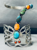 The Best Ever Native American Navajo Dragonfly Turquoise Sterling Silver Bracelet-Nativo Arts