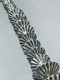 One Of The Best Vintage Native American Navajo Sterling Silver Necklace-Nativo Arts