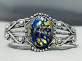 One Of The Best Earth Azurite Sterling Silver Bracelet-Nativo Arts