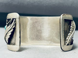 Flowers Of Turquoise Vintage Native American Navajo Sterling Silver Bracelet-Nativo Arts