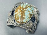238 Gram Whopping Native American #8 Turquoise Sterling Silver Bracelet-Nativo Arts