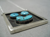 Native American Important Jeanette Dale Turquoise Sterling Silver Bracelet Cuff-Nativo Arts