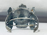 Massive Chief Feather Sterling Silver Southwestern Bracelet-Nativo Arts