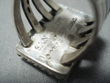 Gorgeous San Felipe Native American Royston Turquoise Sterling Silver Ring-Nativo Arts