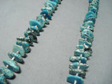 Vintage Native American Navajo Royston and Kingman Turquoise Necklace-Nativo Arts