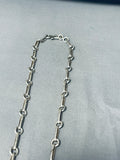 Important Heavy Cross Vintage Native American Navajo Turquoise Sterling Silver Necklace-Nativo Arts