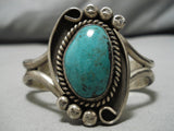 Tremendous Vintage Native American Navajo Royston Turquoise Sterling Silver Bracelet Cuff-Nativo Arts