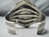 Tso Family Huge Native American Navajo Royston Turquoise Sterling Silver Bracelet-Nativo Arts