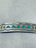 Sensational Vintage Native American Navajo Turquoise Sterling Silver Burette-Nativo Arts