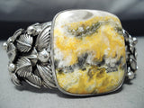 Amazing San Felipe Bumble Bee Sterling Silver Bracelet Huge-Nativo Arts