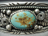 Manygoats Vintage Native American Navajo Royston Turquoise Sterling Silver Bracelet-Nativo Arts