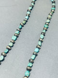 Marvelous Vintage Native American Navajo Royston Turquoise Sterling Silver Necklace-Nativo Arts