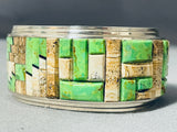 The Best Gaspeite Native American Navajo Sterling Silver Tan Stone Bracelet-Nativo Arts