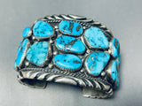 Best Will Blackgoat Vintage Native American Navajo Turquoise Sterling Silver Bracelet-Nativo Arts