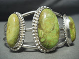 Important Vintage Native American Navajo Orvil Jack Turquoise Sterling Silver Bracelet-Nativo Arts
