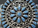 Important Larry Moses Begay Authentic Vintage Native American Navajo Lapis Bracelet-Nativo Arts