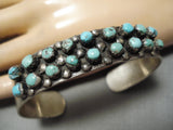 Vintage Navajo Sterling Silver Native American Turquoise Bracelet-Nativo Arts