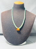Native American Fabulous Vintage Santo Domingo Turquoise Sterling Silver Necklace-Nativo Arts