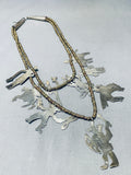 The Most Detailed Vintage Southwestern Sterling Silver Necklace Old-Nativo Arts