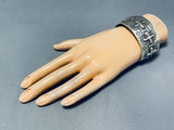 One Of The Most Unique Native American Navajo Cross Sterling Silver Bracelet-Nativo Arts