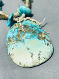 Native American One Of The Best Vintage Early Santo Domingo Turquoise Necklace-Nativo Arts