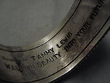 One Of Best Vintage Native American Navajo Jimmy King Turquoise Sterling Silver Bracelet Old-Nativo Arts