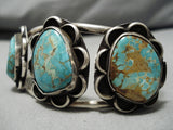 Museum Vintage Native American Navajo Royston Turquoise Sterling Silver Bracelet Old-Nativo Arts