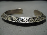 Exceptional Vintage Navajo Sterling Silver Native American Bracelet Cuff-Nativo Arts