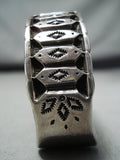 Native American Fabulous Vintage Creek/ Seminole Sterling Silver Bracelet-Nativo Arts