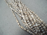 Native American One Of The Best Ever Vintage Santo Domingo Heishi Sterling Silver Necklace-Nativo Arts