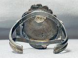 One Of Best Ever Vintage Native American Navajo Old Kingman Turquoise Sterling Silver Bracelet-Nativo Arts