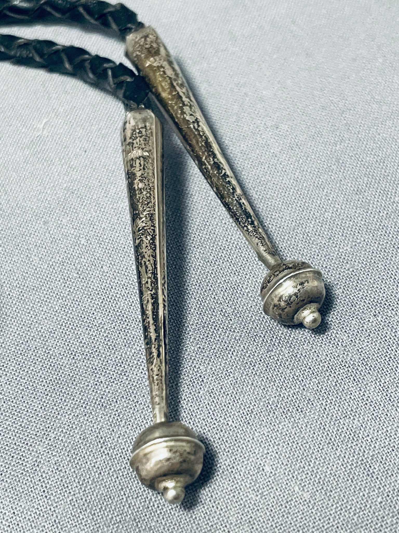 Rare Vintage Spanish/ Native American Navajo Sterling Silver Bolo Sign ...
