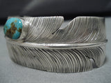 Exquisite Vintage Native American Navajo Royston Turquoise Sterling Silver Bracelet Old-Nativo Arts