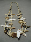 Magnificent Vintage Bird Fetish Native American Necklace Old-Nativo Arts