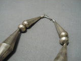Amazing Vintage Navajo Sterling Silver Native American Necklace-Nativo Arts