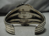 Best Vintage Native American Navajo Cessie Atencio Royston Turquoise Sterling Silver Bracelet-Nativo Arts